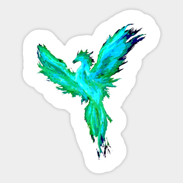 phoenix Sticker by Trashfox